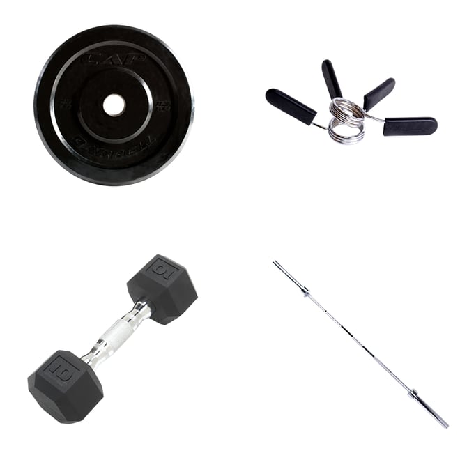 Cap 10 sided dumbbell set clearance