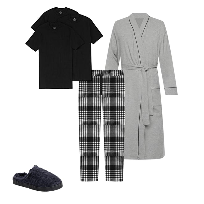 Stafford essentials sleepwear online robe