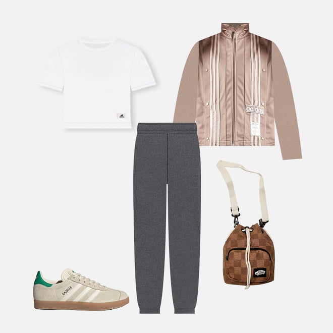 Women's adidas Originals Neutral Court adiBreak Track Top