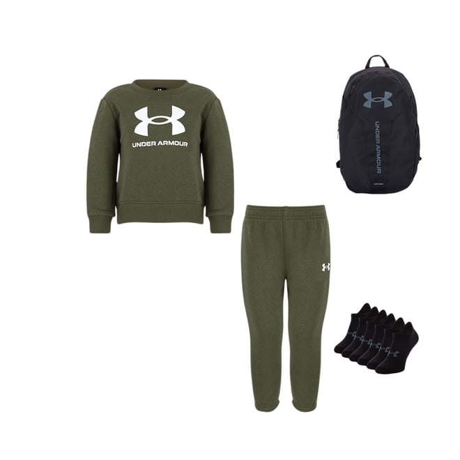 JOGGER UNDER ARMOUR MUJER RIVAL TERRY NEGRO