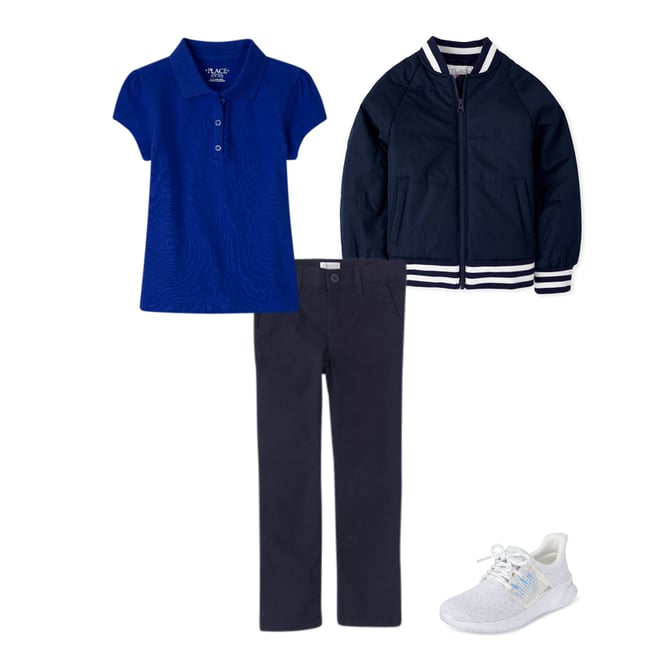 2nd bundle featuring 3 items which compliment Girls Uniform Stretch Skinny Chino Pants