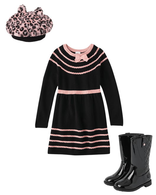 Girls Leopard Faux Fur Coat - Ladies And Gentlemen - Strawberrycream