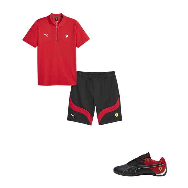 Puma ferrari best sale shorts gold