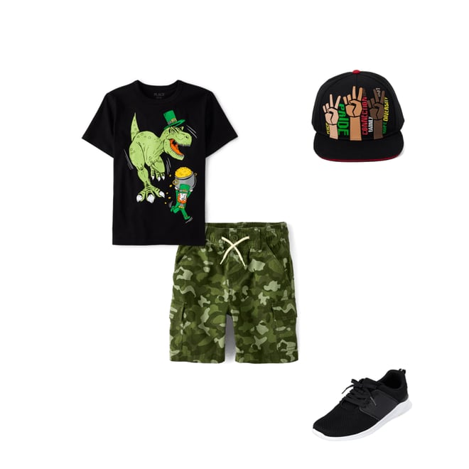 Pull-On Kids Camo Cargo Shorts