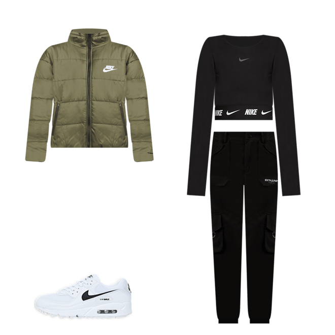 Shop Nike NSW Therma-FIT Repel Hooded Jacket DJ6995-223 green