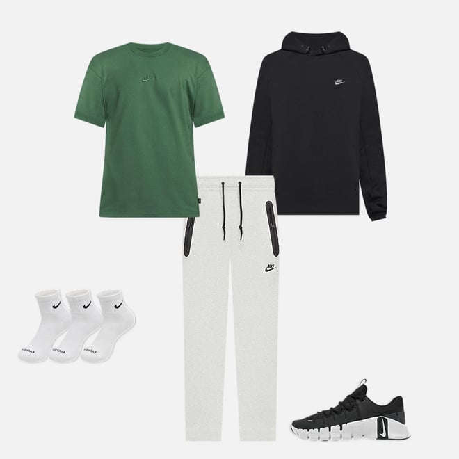 Nike Sportswear Tech Fleece Open-Hem Sweatpants 'Medium Olive/Black' -  FB8012-222