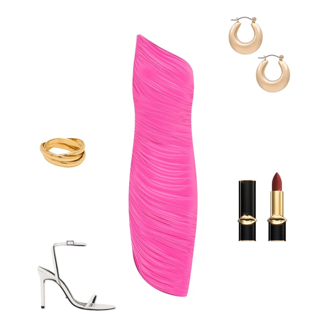 1st bundle featuring 4 items which compliment x REVOLVE Diana Gown