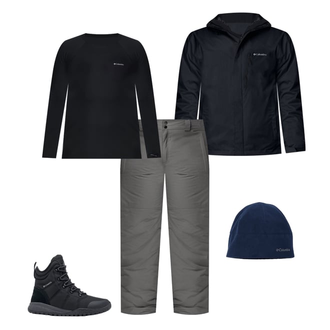 Men's Omni-Heat™ Midweight Baselayer Crew - Big | Columbia
