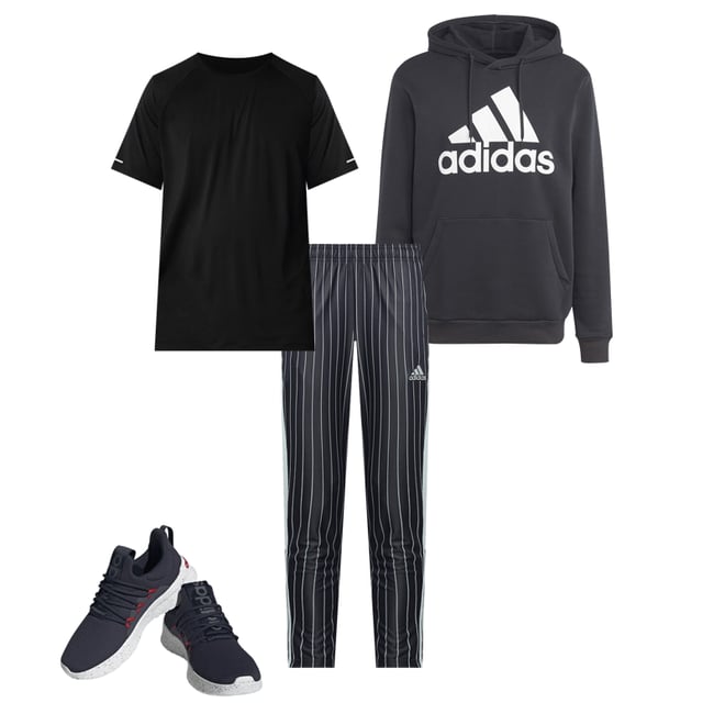 adidas Mens Big and Tall Straight Track Pant