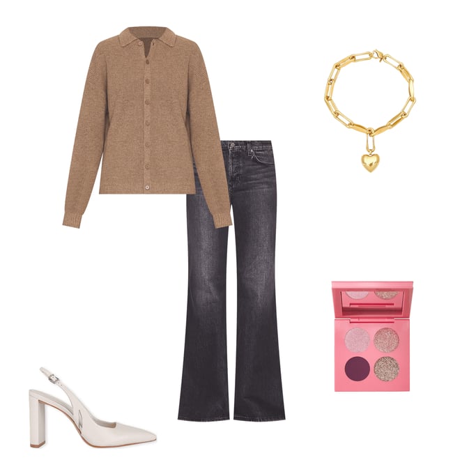 1st bundle featuring 4 items which compliment Jade Low Rise Relaxed Flare