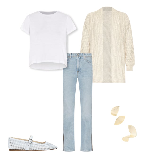 1st bundle featuring 4 items which compliment x Hanes 1950s Boxy Tee