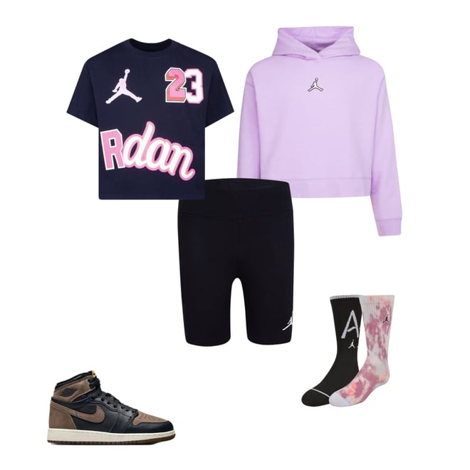 Girls Jordan Clothing.