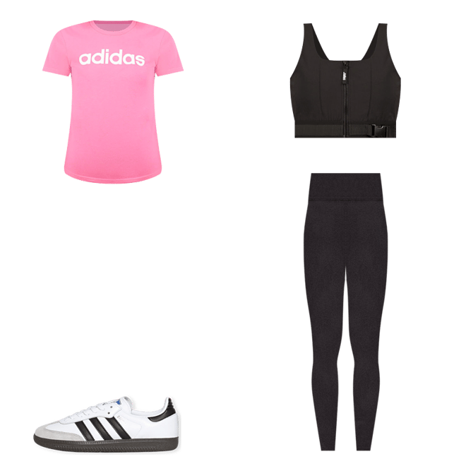 adidas - Women - Essentials Color Block Logo Tee - Pink/Blue/Yellow - Nohble