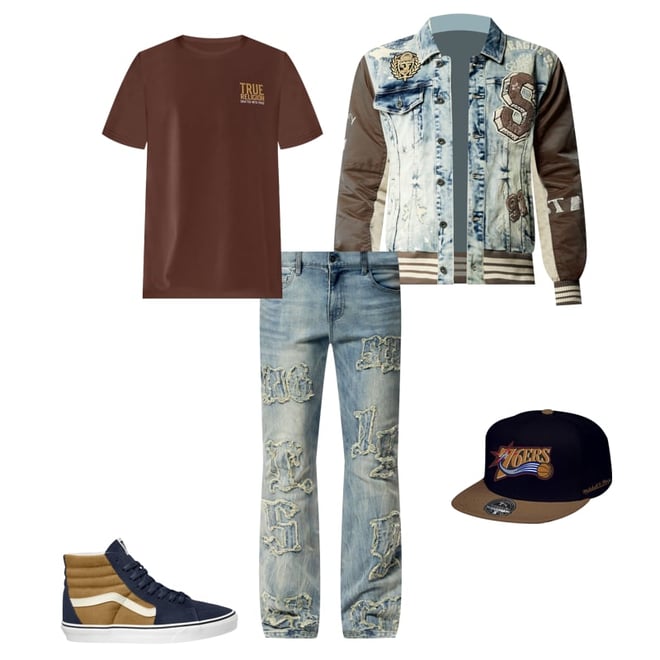 Baseball shirt  Baseball style shirt, Baseball shirt outfit, Streetwear men  outfits