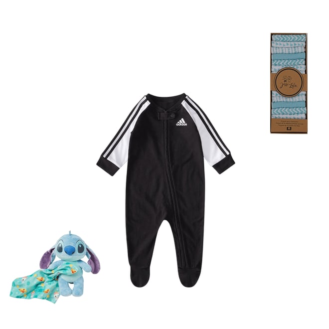 adidas Baby Boys Long Sleeve Romper - JCPenney