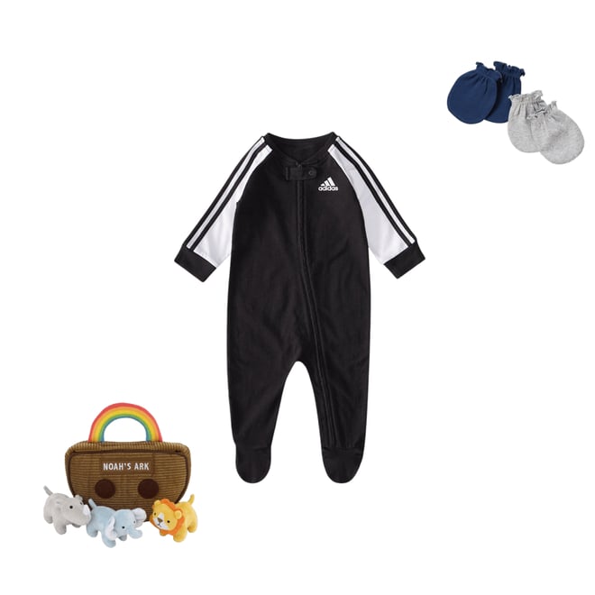 Adidas romper best sale baby boy