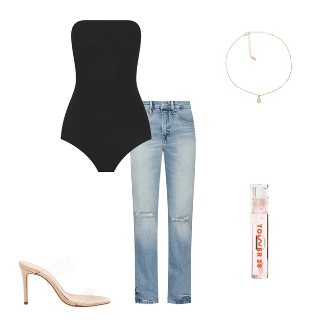 1st bundle featuring 4 items which compliment Ballet Strapless Bodysuit
