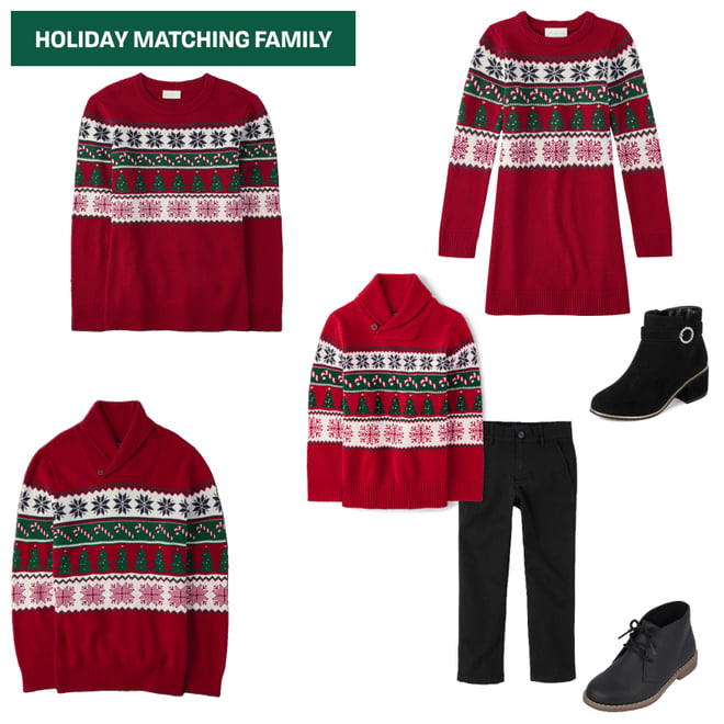 Coordinating family shop christmas sweaters