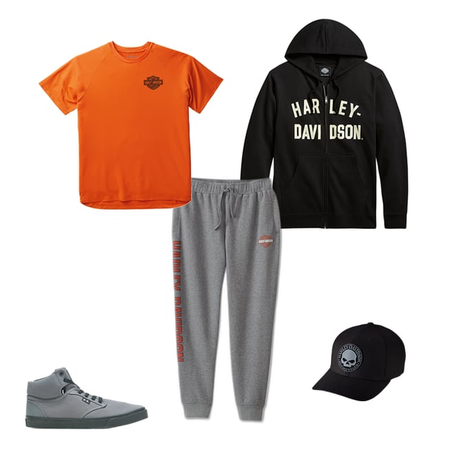 Mens harley davidson sweatpants hot sale