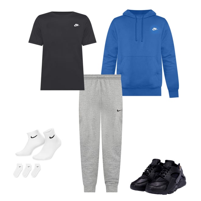 Nike Mens Therma Fleece Taper Pants - Grey