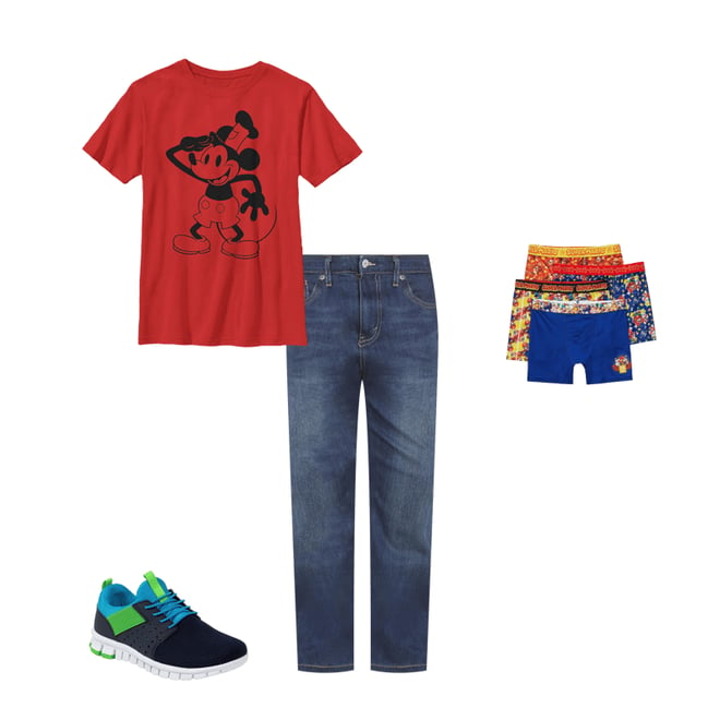 Disney Collection D100 Little & Big Boys Crew Neck Short Sleeve Mickey Mouse  Graphic T-Shirt - JCPenney