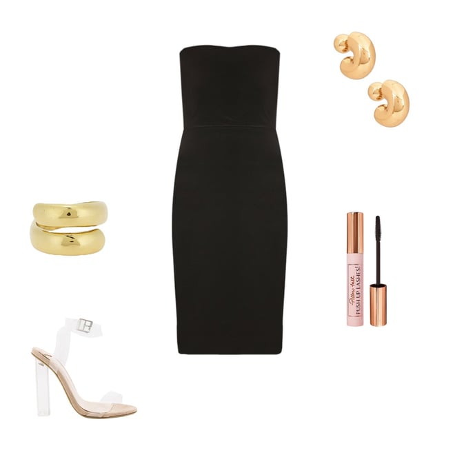 VESTIDO SIN TIRANTES