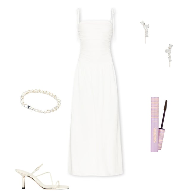 polyvore maxi dresses ALL THE WAYS Orelia Maxi Dress in White