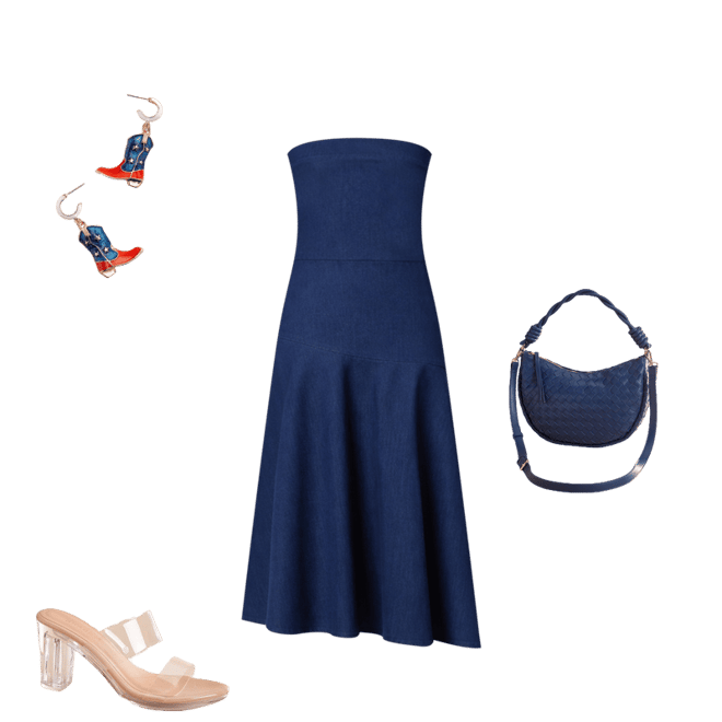 versona denim dress Versona
