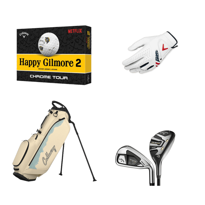 Callaway 2025 Chrome Tour Happy Gilmore 2 Truvis Golf Balls | Golf