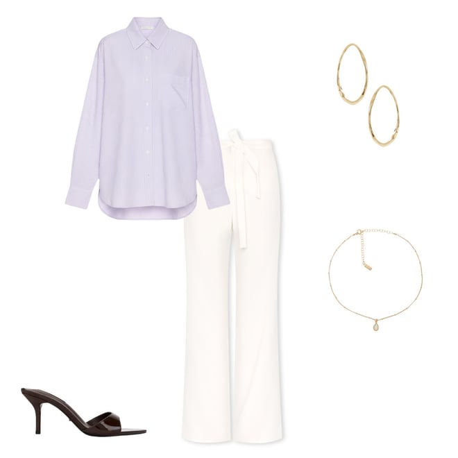 Amanda Uprichard Ariya Pant in Ivory | REVOLVE