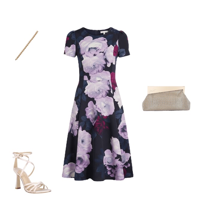 calvin klein floral-print fit & flare dress Calvin Klein Women's Short-Sleeve Midi Shirtdress