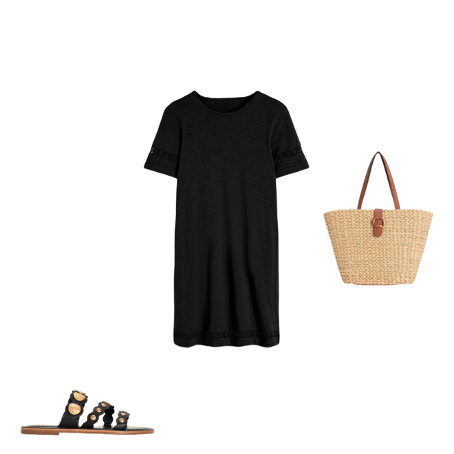 boden t shirt dress Women's Hattie Jersey T-shirt in Black 100% Cotton. Hattie Jersey T - shirt