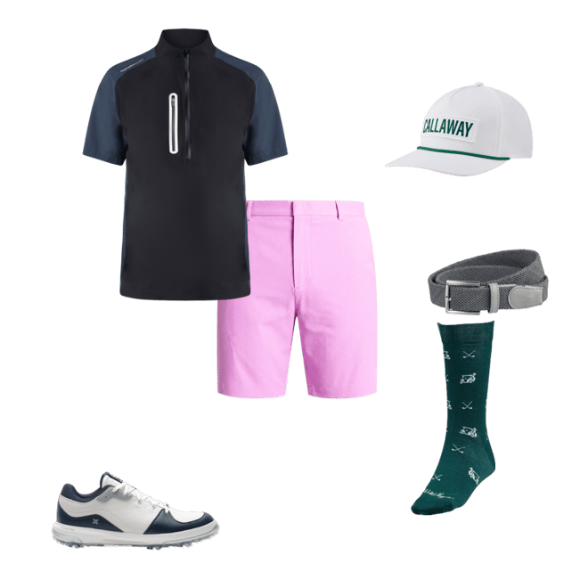 Walter Hagen Men's Performance 11 PureFlex Textured Golf Short
