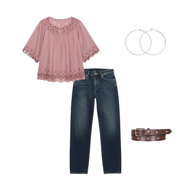 BATTENBURG LACE TOP | Lucky Brand