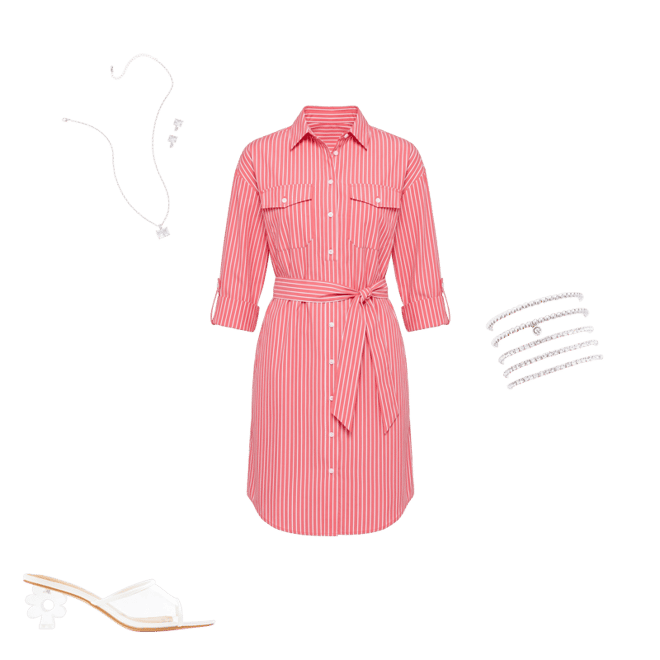 cato red dresses Cato dress 26/28W red midi 3/4 sleeves open w adorned strips lined body