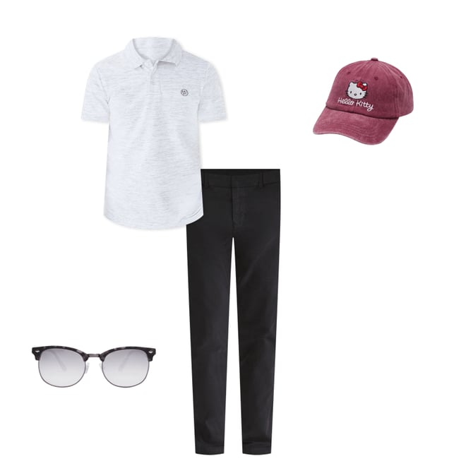 A87NY Stretch Piqué Polo