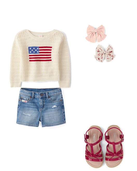 1st bundle featuring 3 items which compliment Girls Bow Sandals