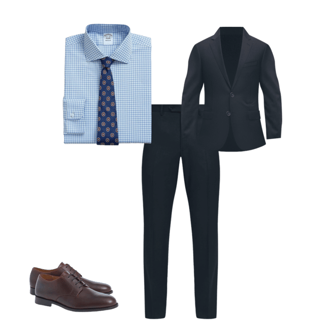 Men's Slim Fit Wool 1818 Suit | Brooks Brothers