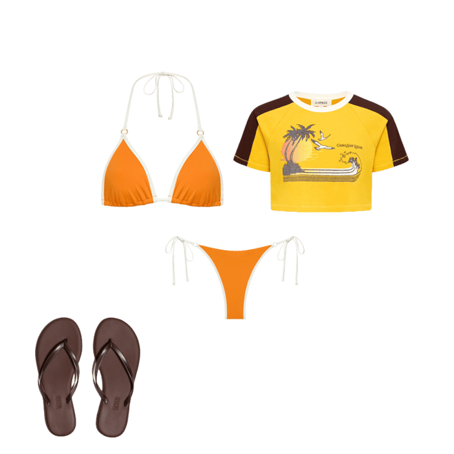 L*Space Costa Crop Top
