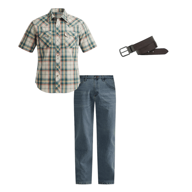 Wrangler® Five Star Premium Denim Comfort Stretch Straight Fit Jean