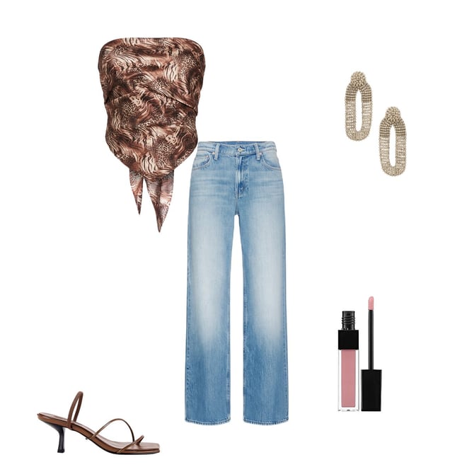 MOTHER The Rerun Zip Sneak Jeans in Last Bite | REVOLVE