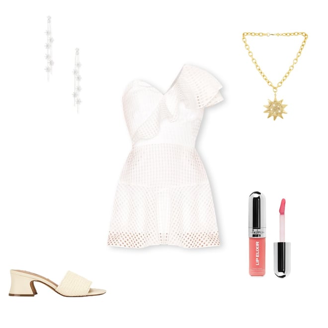 Amanda Uprichard Mckinnon Dress in White | REVOLVE