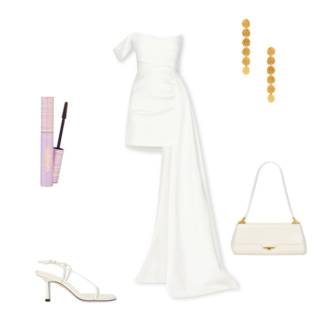 SAU LEE Brenda Dress in White | REVOLVE