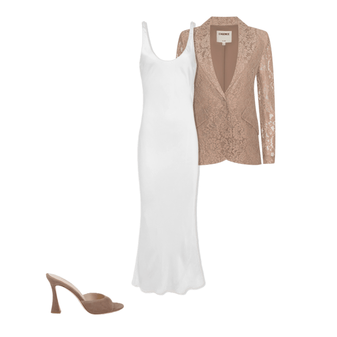 Robe Akiya de en blanc | L'AGENCE