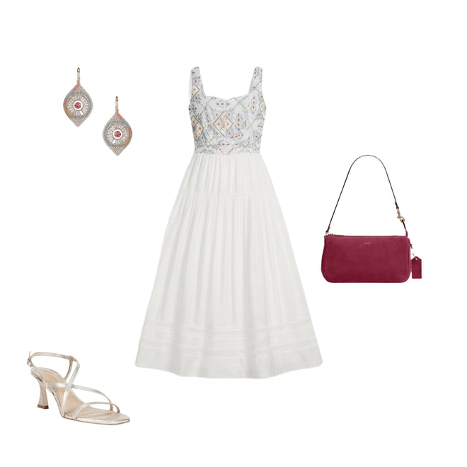 formal dresses for women wedding guest High Low Scoop Neck Asymmetrical Wedding Guest Dress