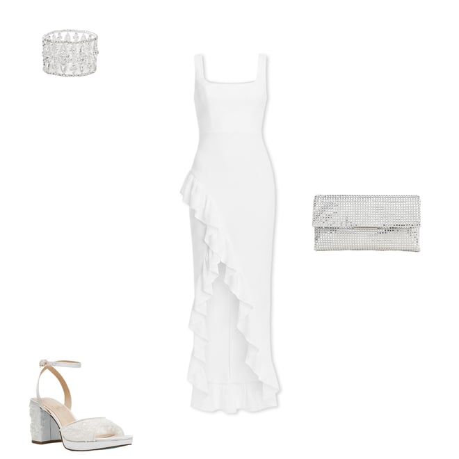 lace beach maxi dress Pure Perfection Eyelet Lace High-Low Maxi Dress