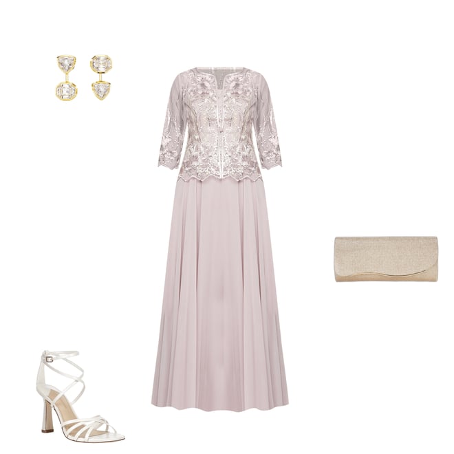 engagement party dresses for guest fall Alex Evenings Chiffon Tiered Tank Jacket Dress 8492001 main image 0