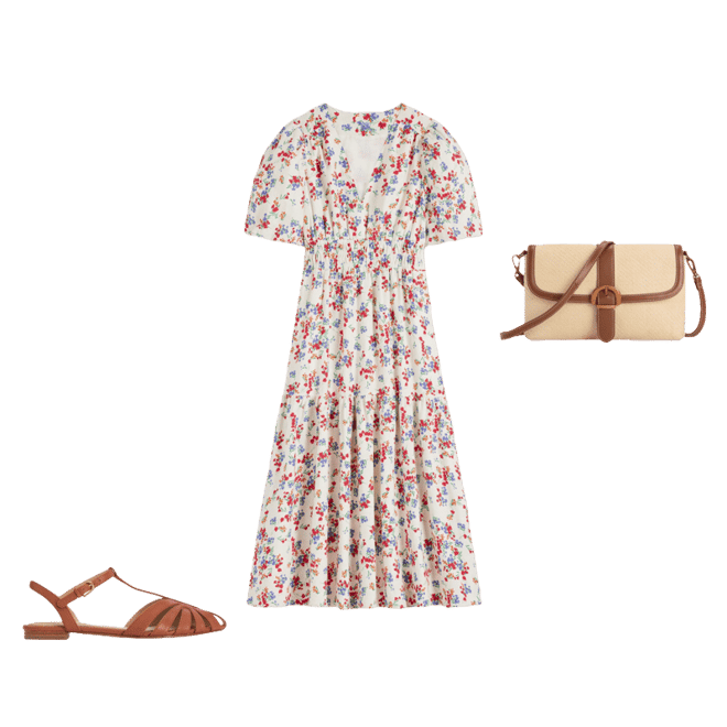 boden virginie linen midi dress Boden Boden Virginie Linen Midi Dress Chambray 14