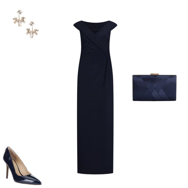 sachin and babi light blue dress Lauren Ralph Lauren + Belted Crepe Sleeveless Dress In Black