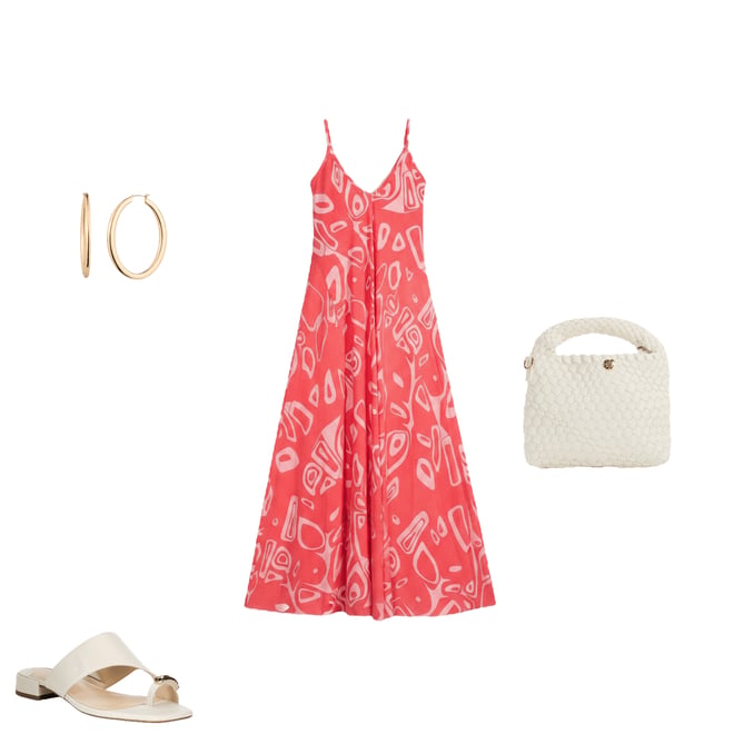 Women's Woven Dress| M Sunset Totem / XL